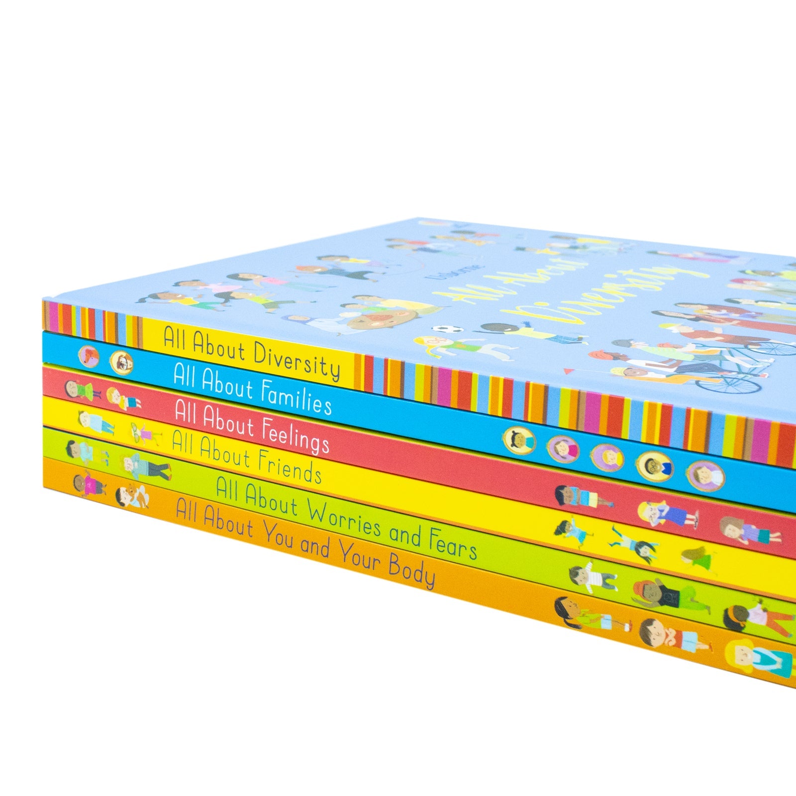 Usborne All About Feelings 6 Book Set by Felicity Brooks | Emotions, Families, Diversity, Friendship, Worries, Fears & Body Awareness for Children