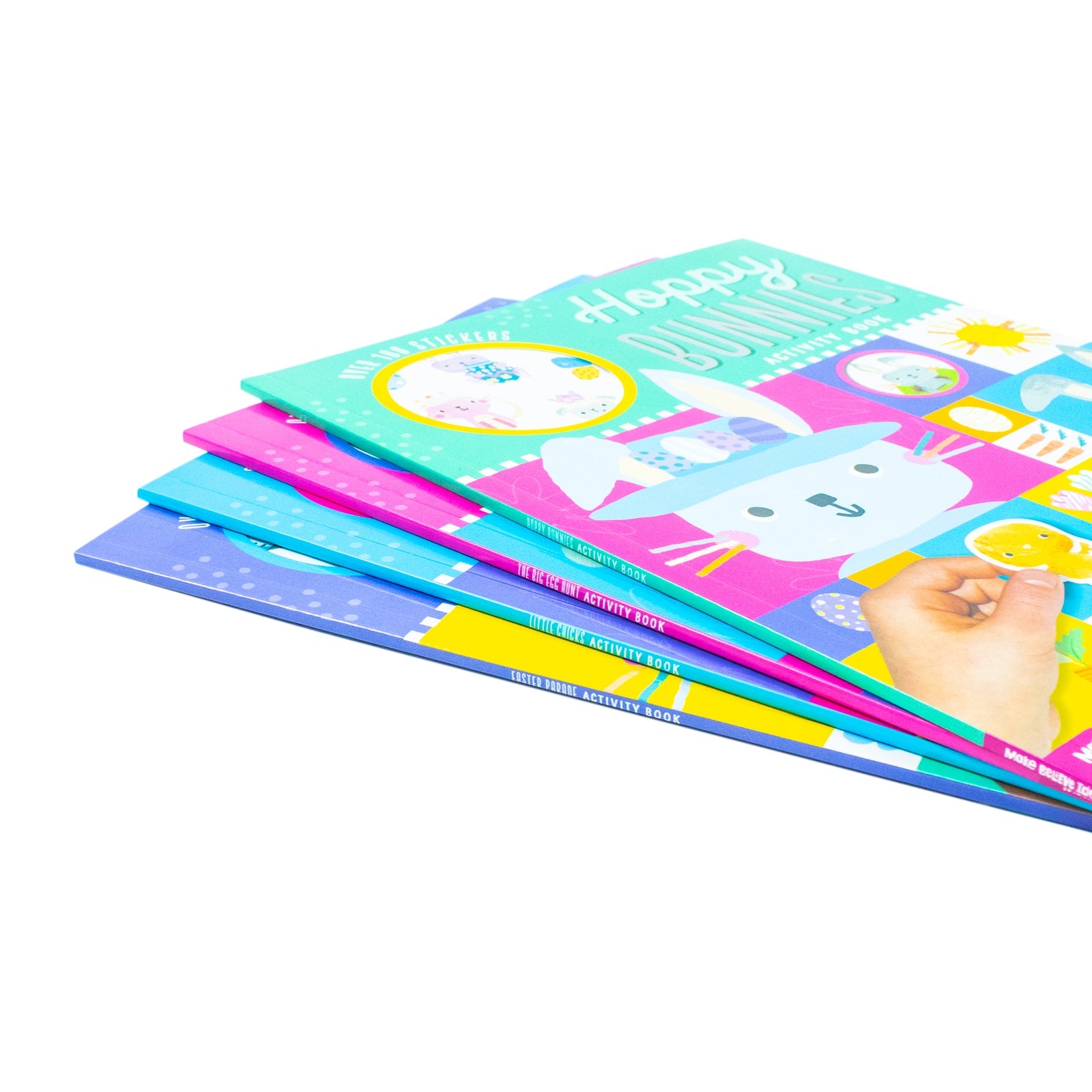 Easter Activity Pack 4 Books Collection Set with Stickers