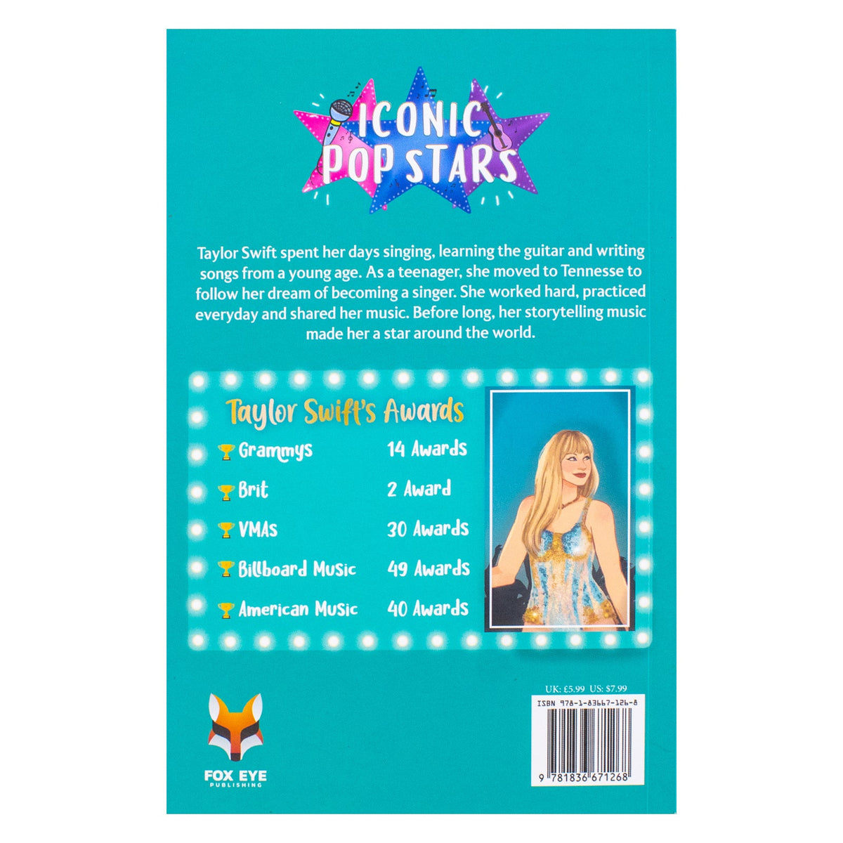 Taylor Swift The Iconic Music Popstar Story Book: Rise to Becoming a Superstar (Iconic Popstars) | Paperback