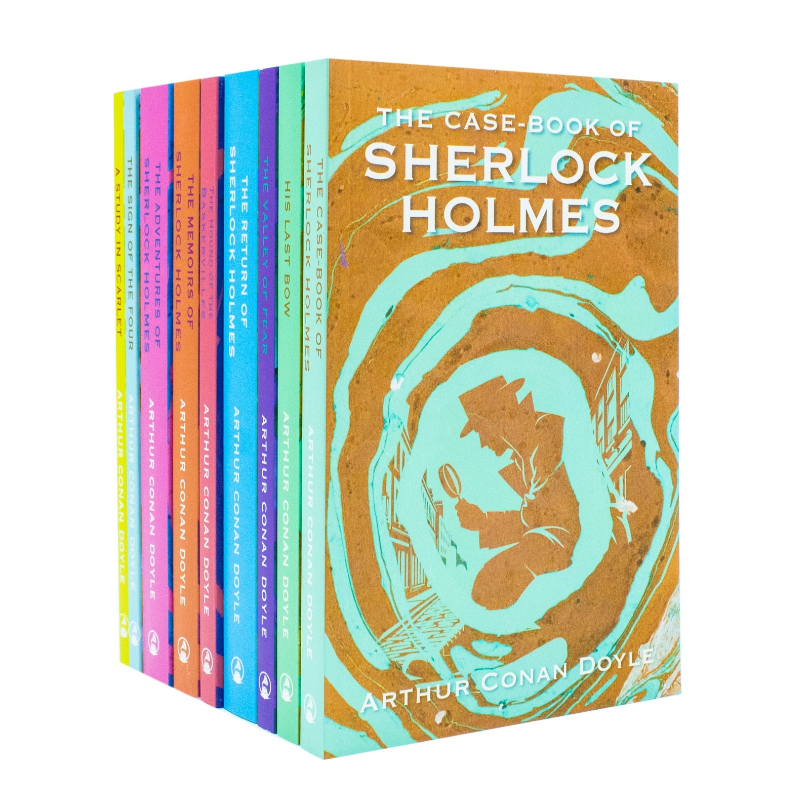 The Complete Work of Sherlock Holmes 9 Books Set Collection by Arthur Conan Doyle