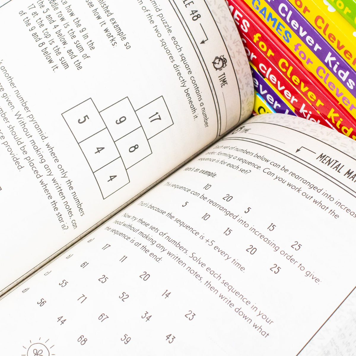 Brain Games 10 Books Collection Set For Clever Kids (Mental Maths Games, 10-Minute Brain Games, Science Puzzles, Word Games, Times Tables Games, Maths Games, Crosswords, Quiz Book, Wordsearches, Brain Games)