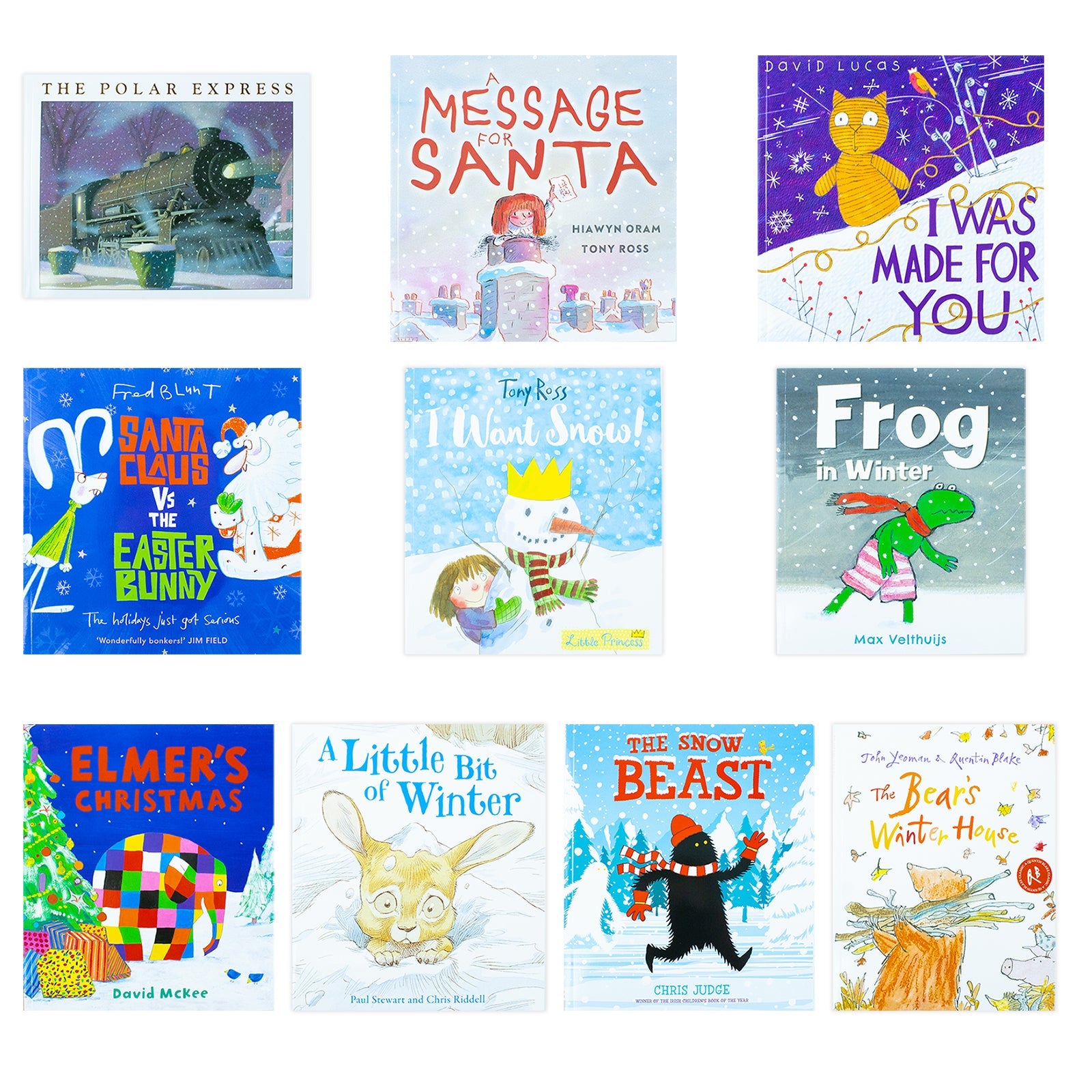 Cosy Christmas 10 Classic Festive Stories Picture Books Collection for Kids 3-7 - A Message For Santa, Perfect for Holiday Reading