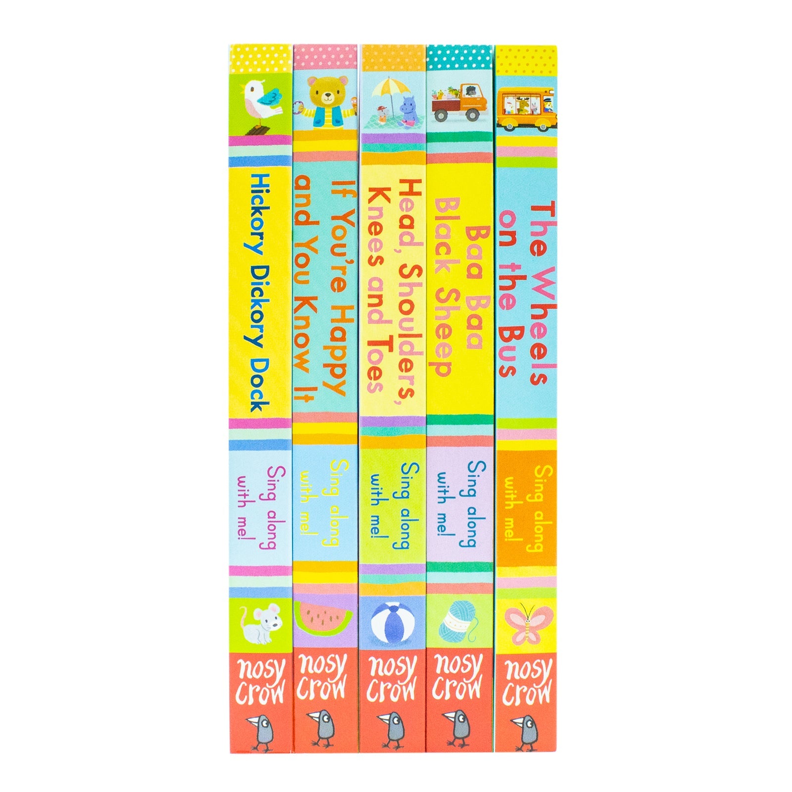 Sing Along with Me Series 5 Books Collection Set by Yu-Hsuan Huang – Educational Children's Books,Nursery Rhymes & Fun Interactive Stories for Toddler