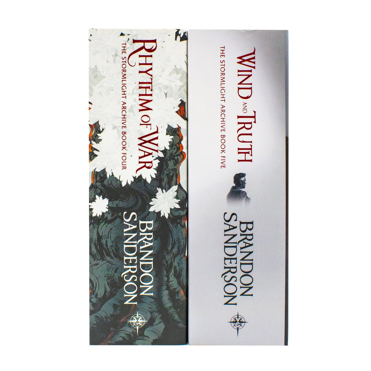 The Stormlight Archive Series (Book 4 and 5) by Brandon Sanderson 2 Books Collection Set (Wind And Truth [Hardback], Rhythm of War)