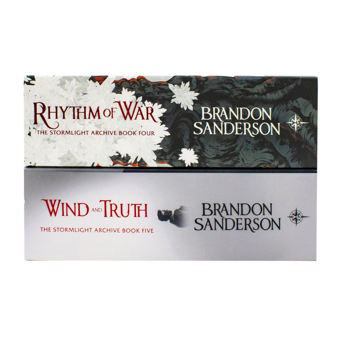 The Stormlight Archive Series (Book 4 and 5) by Brandon Sanderson 2 Books Collection Set (Wind And Truth [Hardback], Rhythm of War)