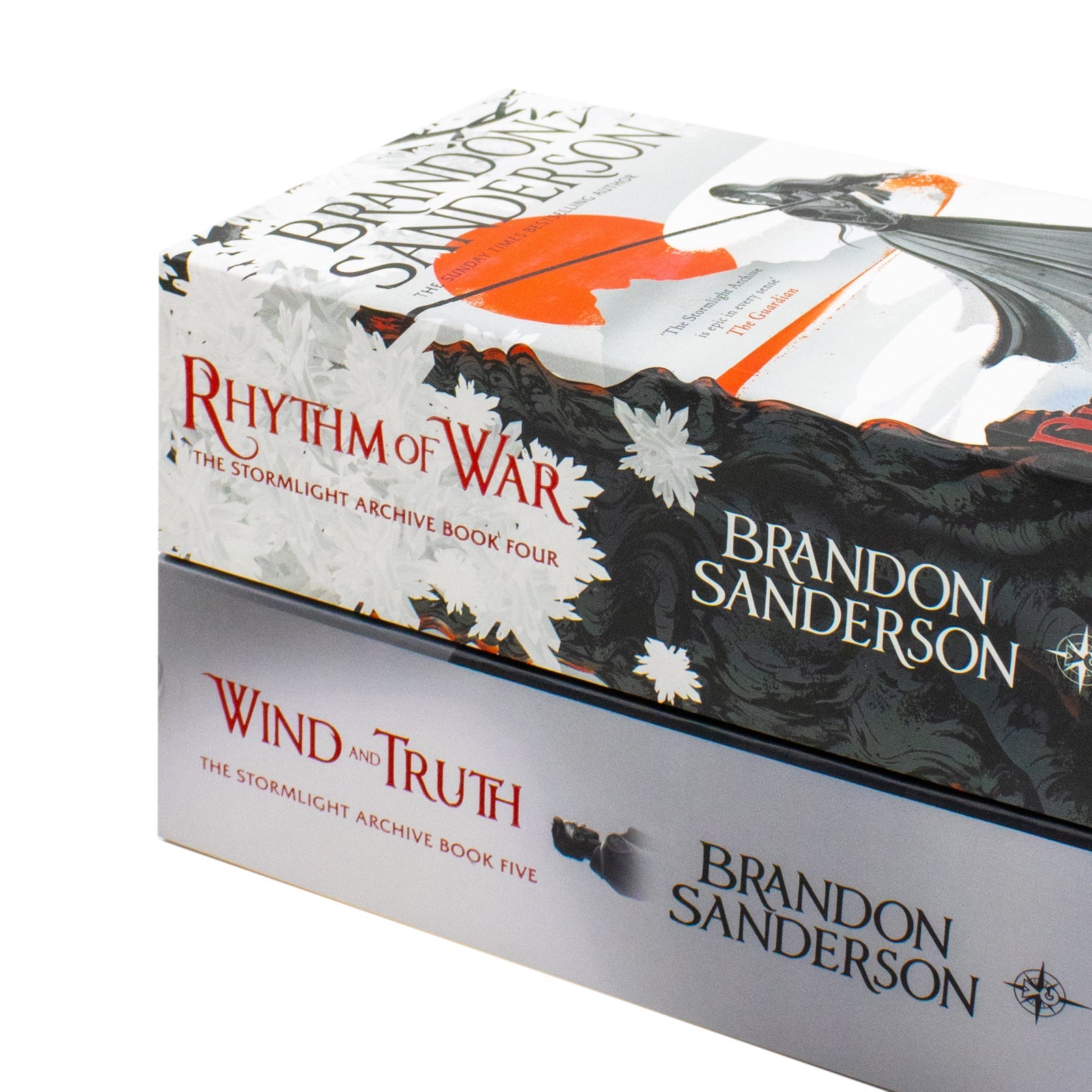 The Stormlight Archive Series (Book 4 and 5) by Brandon Sanderson 2 Books Collection Set (Wind And Truth [Hardback], Rhythm of War)
