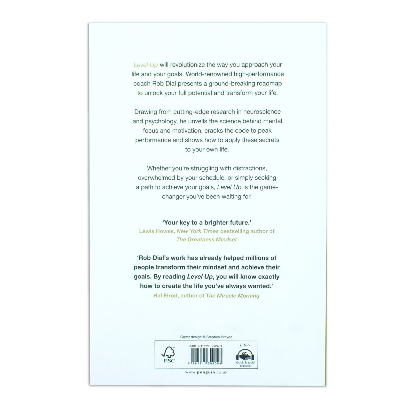 Level Up: Get Focused, Stop Procrastinating and Upgrade Your Life Book By Rob Dial