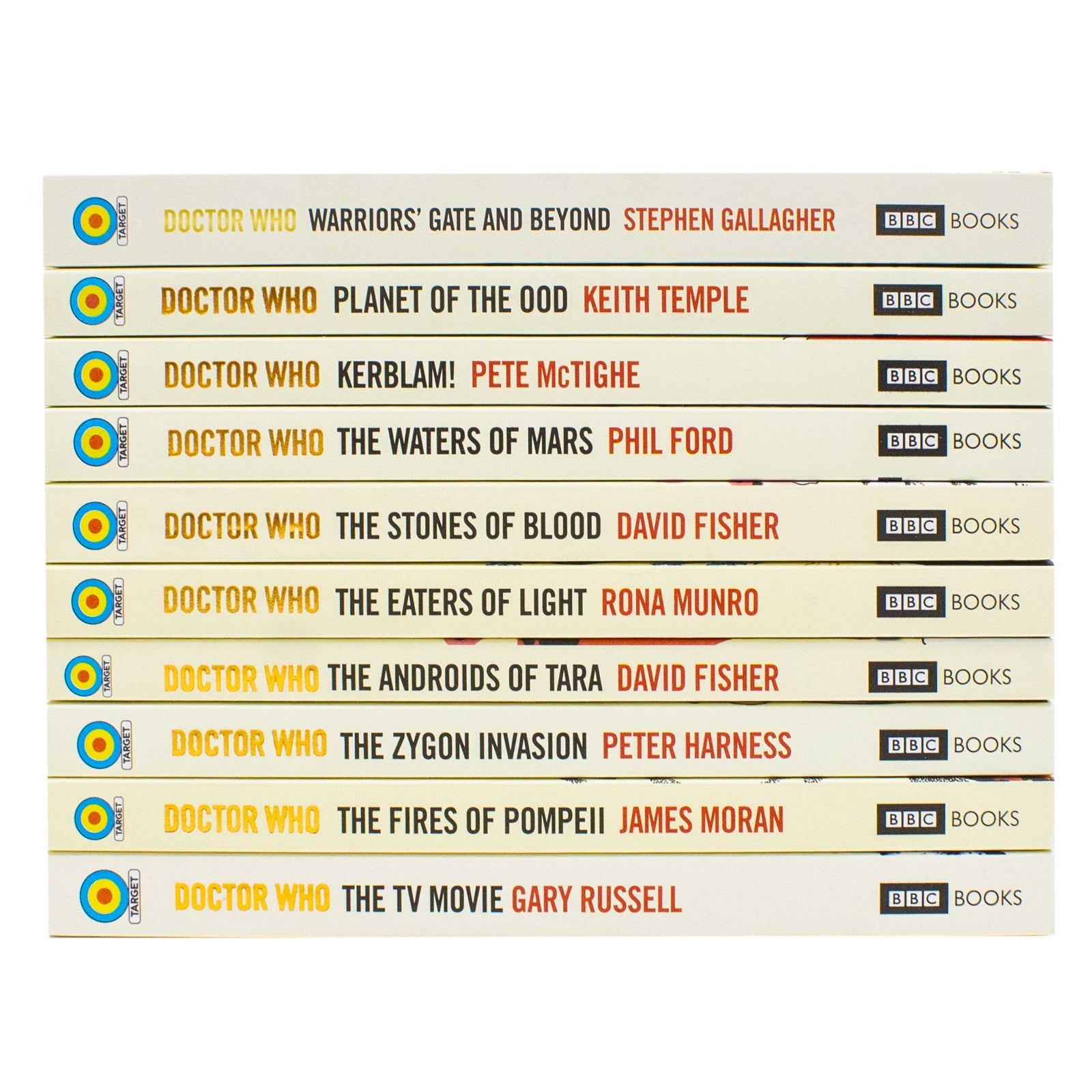 Doctor Who:Target Collection 10 Books Set by Douglas Adams (Planet Of The Ood,Warriors' Gate And Beyond,Kerblam!, And More )