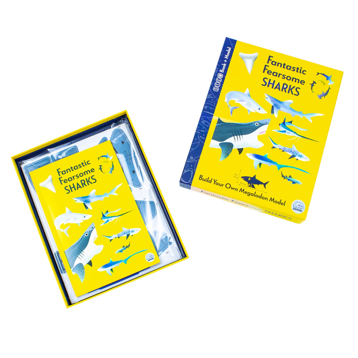 Fantastic Fearsome Sharks (Ignite STEM Book + Model Kit) Board Book By Kit Elliot