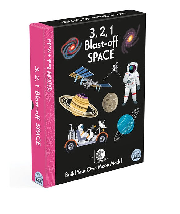 3, 2, 1 Blast-off Space (Ignite STEM Book + Model Kit) Board Book By Lydia Halliday