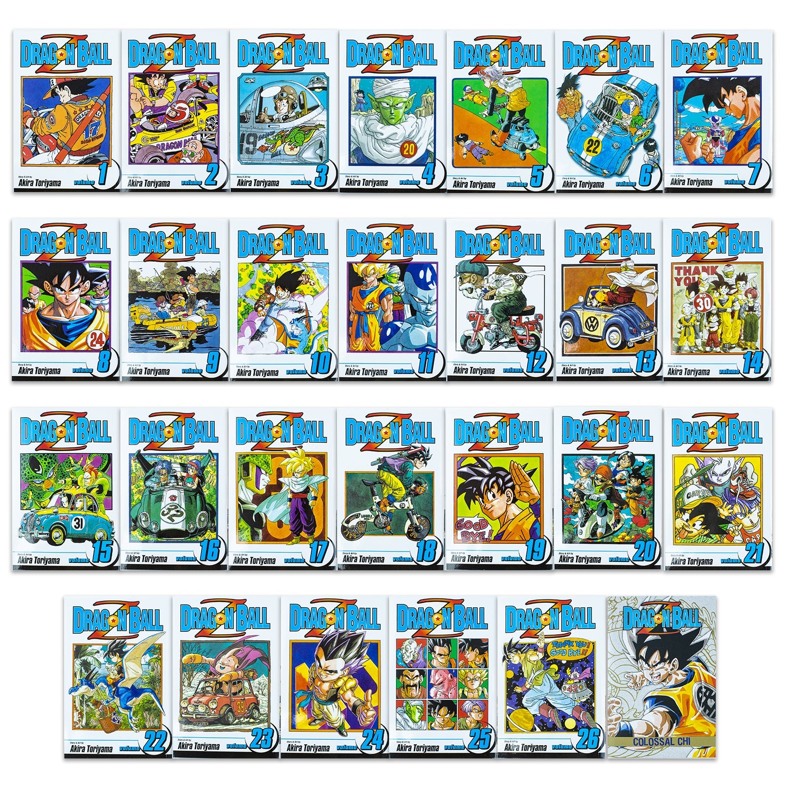 Dragon Ball Z Complete Book Box Set Vols 1-26 by Akira Toriyama Pack A