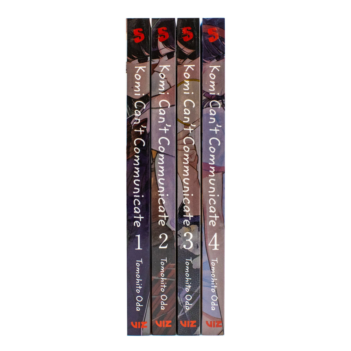Komi Can't Communicate Box Set Volumes 1-4 by Tomohito Oda (Includes double-sided poster) | Paperback