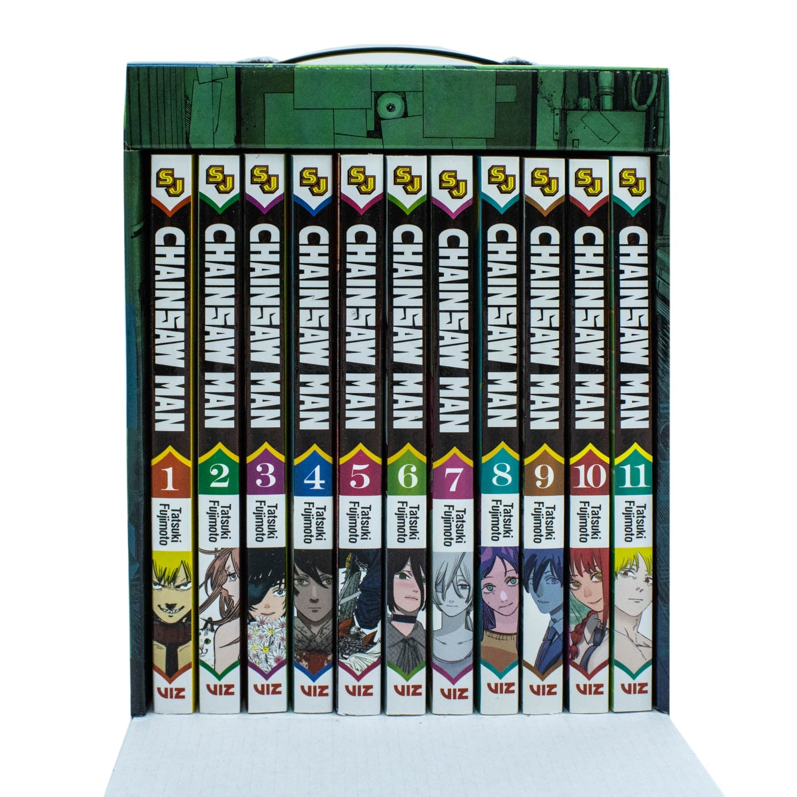 Chainsaw Man by Tatsuki Fujimoto: Volumes 1-11 Book Box Set– Action, Dark Fiction & Thrilling Manga Series with Stunning Illustrations for US Readers!