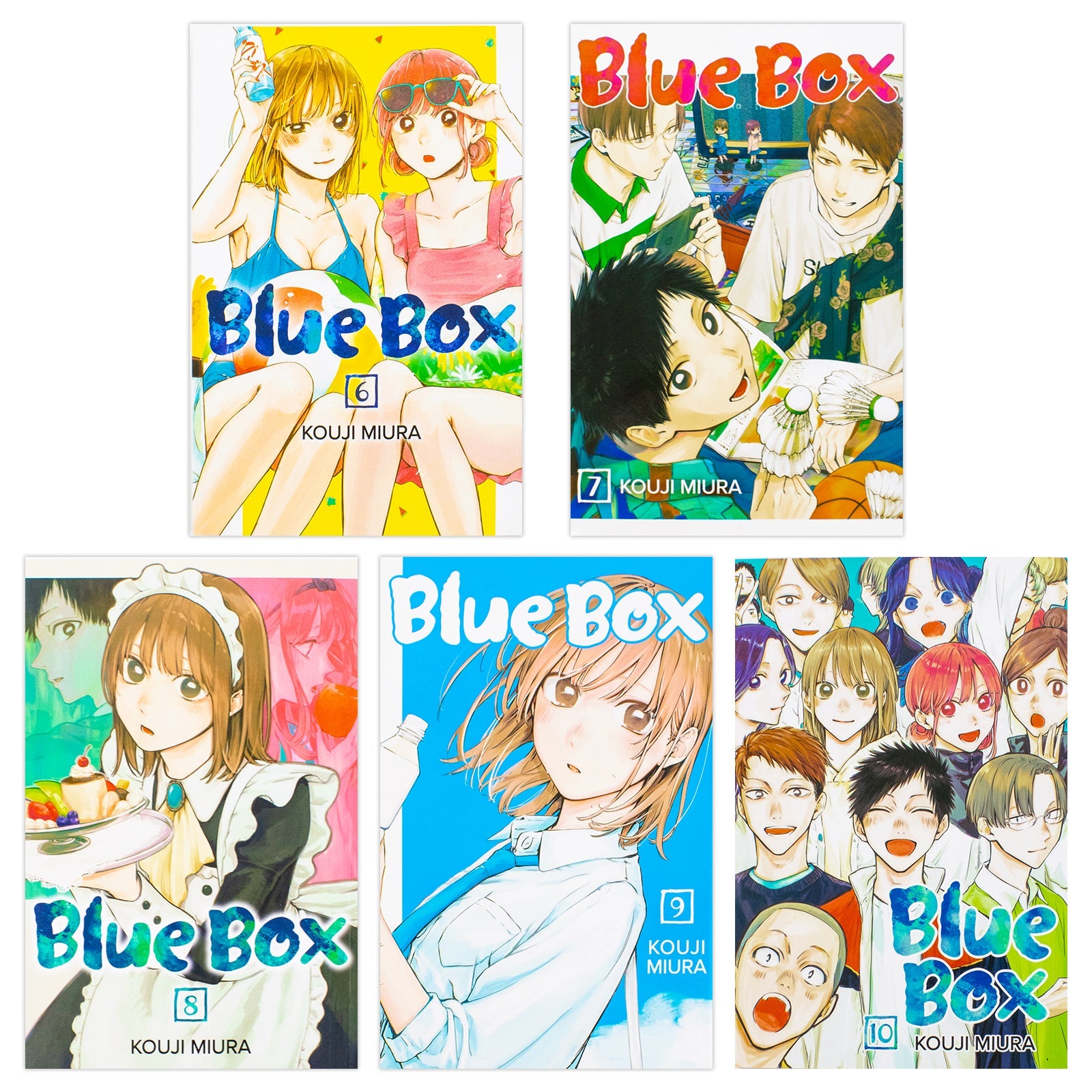 Blue Box Manga Set Vol 6-10 Complete Collection (5 Books) by Kouji Miura