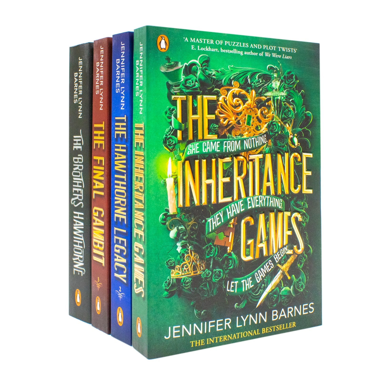 The Inheritance Games Series 4-Book Collection by Jennifer Lynn Barnes – Bestselling YA Mystery Thrillers | Suspenseful & Engaging Must-Read Fiction