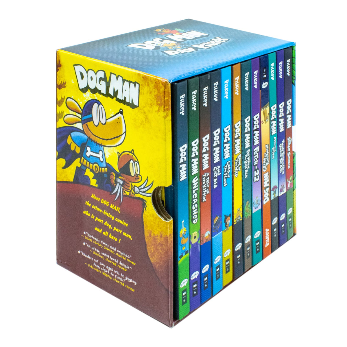 Dogman Series 1-12 Complete Books Set by Dav Pilkey