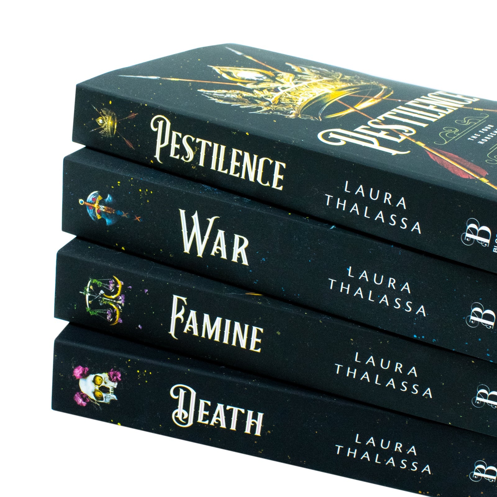 The Four Horsemen Series by Laura Thalassa – 4-Book Collection Set (Pestilence, War, Famine & Death)| Epic Fantasy, Bestselling YA Fiction & Adventure