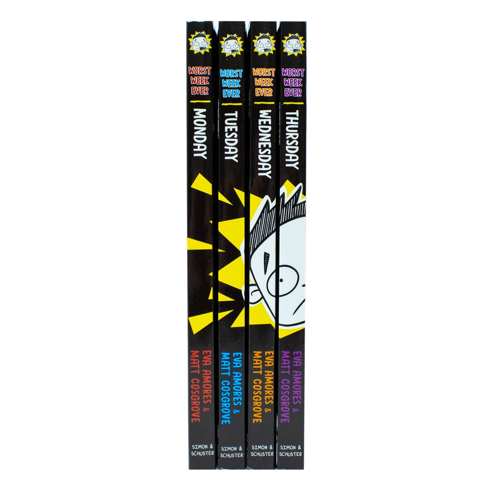 Worst Week Ever! Series 4 Books Collection Set By Eva Amores & Mat Gosgrove (Worst Week Ever! Monday, Worst Week Ever! Tuesday, Worst Week Ever! Wednesday,Worst Week Ever! Thursday)