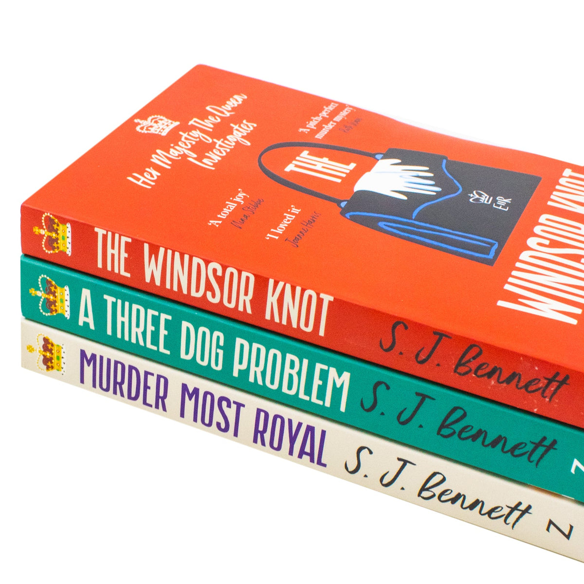 Her Majesty the Queen Investigates Series 3 Books Collection Set (The Windsor Knot, A Three Dog Problem & Murder Most Royal)