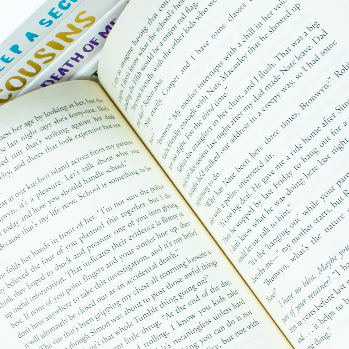 Karen M. McManus Collection 4 Books Set (Two Can Keep a Secret, The Cousins, You'll Be the Death of Me and Nothing More to Tell)