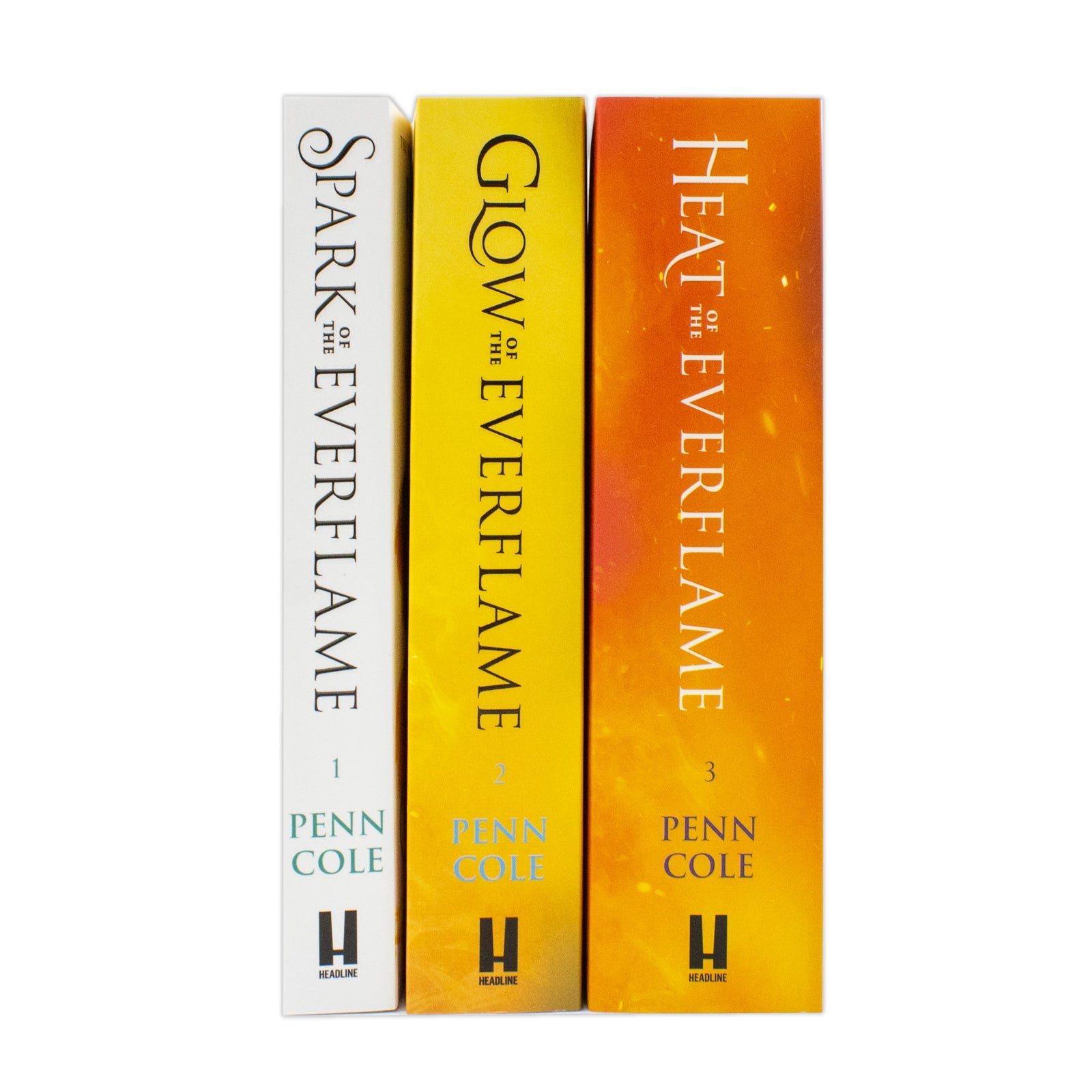 The Kindred's Curse Saga Collection 3 Books Set By Penn Cole(Glow of the Everflame, Spark of the Everflame and Heat of the Everflame)