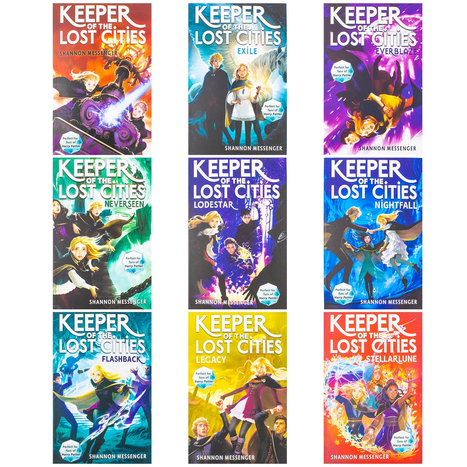 Keeper of the Lost Cities 9-Book Collection by Shannon Messenger | Fantasy Adventure Series, Magic, Bestselling Fiction for Young Readers & Kids