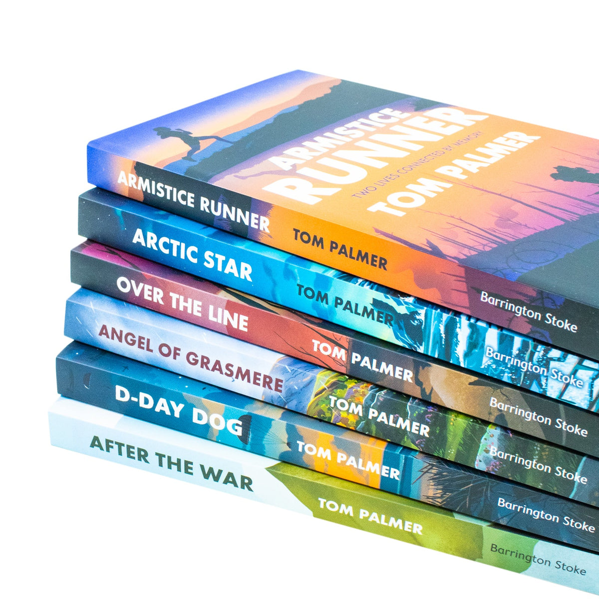 Tom Palmer Conkers Series 6 Books Collection Set (Armistice Runner, D-Day Dog, After the War, Over the Line, Angel of Grasmere & Arctic Star)