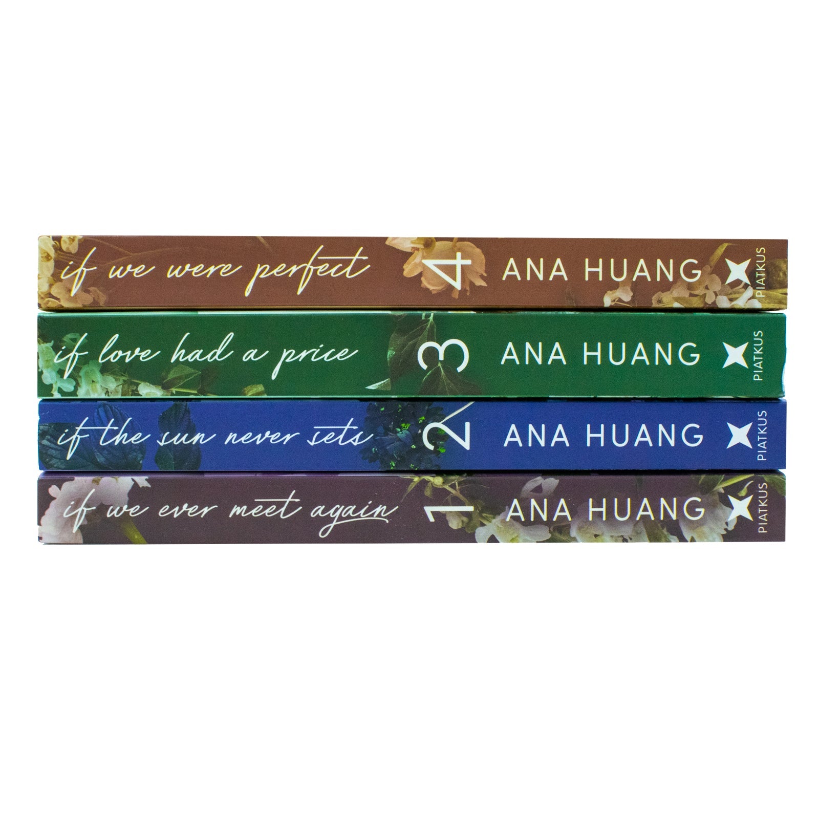 If Love Series by Ana Huang 4 Books Collection Set (If We Ever Meet Again, If the Sun Never Sets, If Love Had A Price, If We Were Perfect)