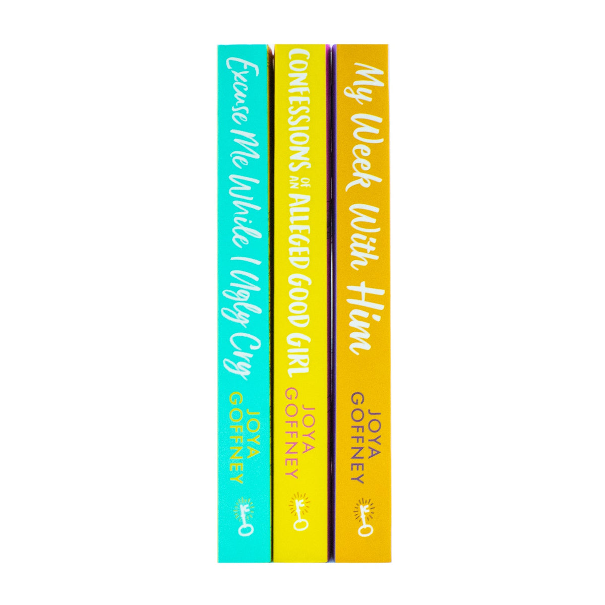 Joya Goffney 3 Books Collection Set (My Week With Him, Confessions of an Alleged Good Girl, Excuse Me While I Ugly Cry) Paperback