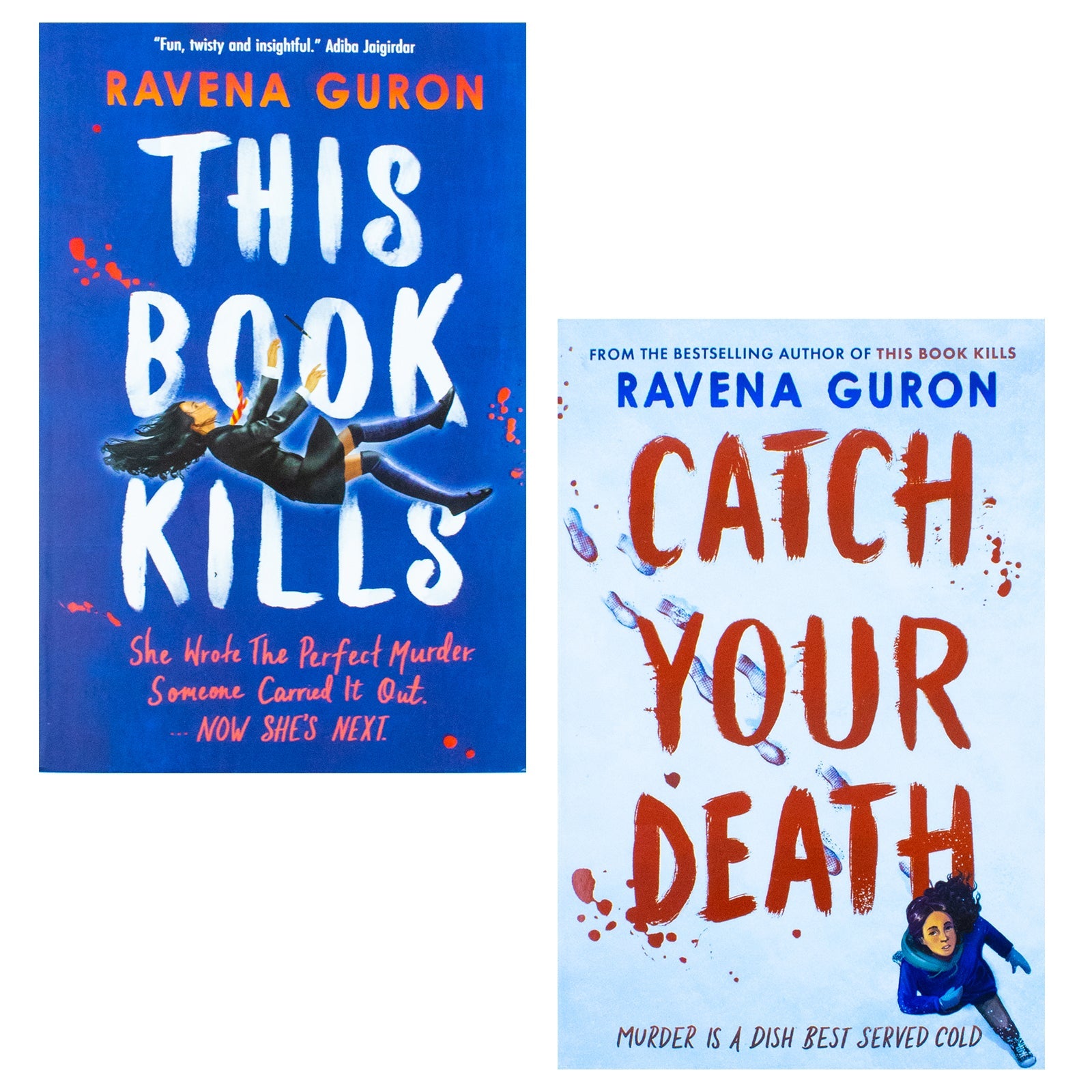 Ravena Guron 2 Books Collection Set (This Book Kills and Catch Your Death)