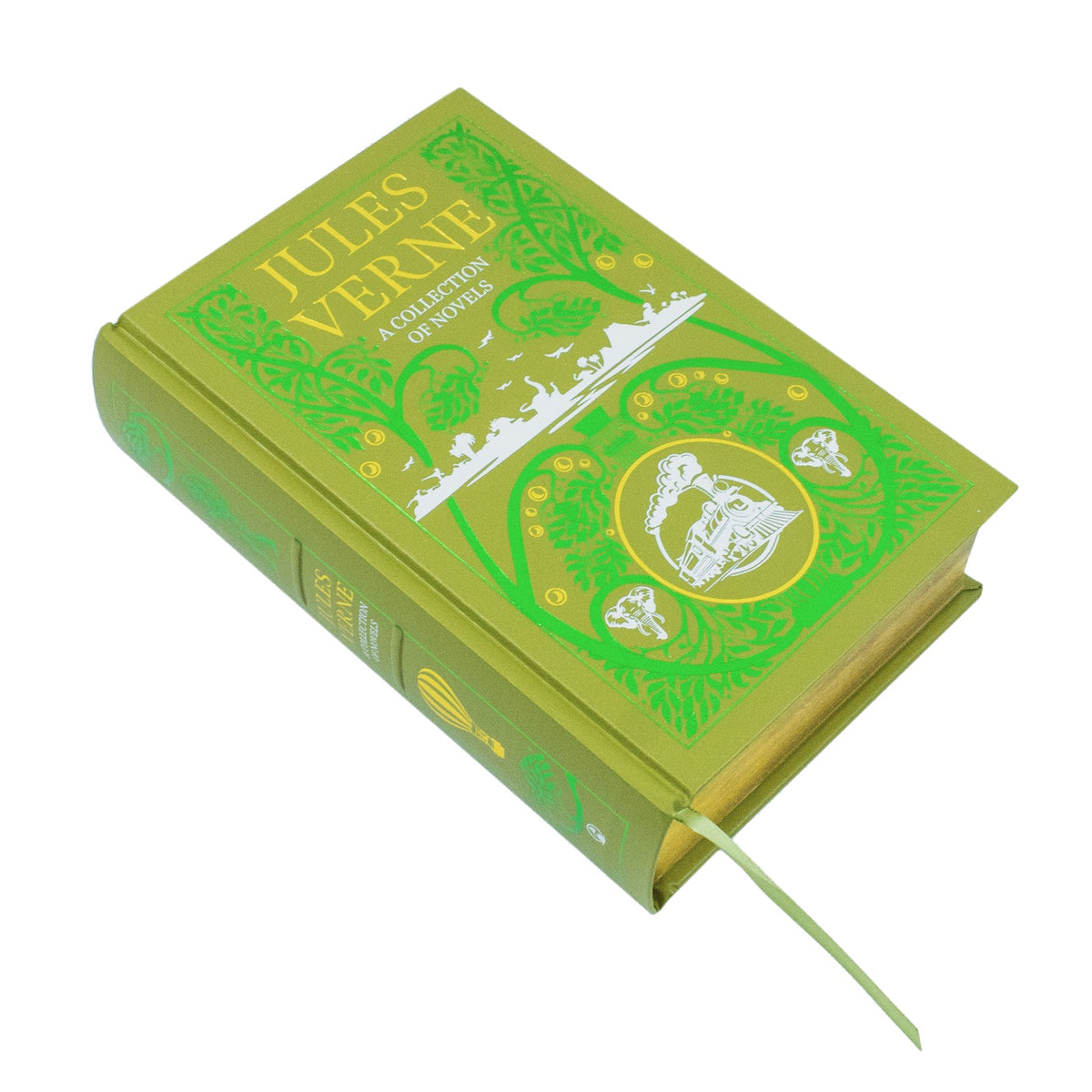A Collection of Jules Verne Novels – Leather Bound Book | Timeless Adventure, Fiction & Classics by the Famous French Author | Illustrated & Vintage
