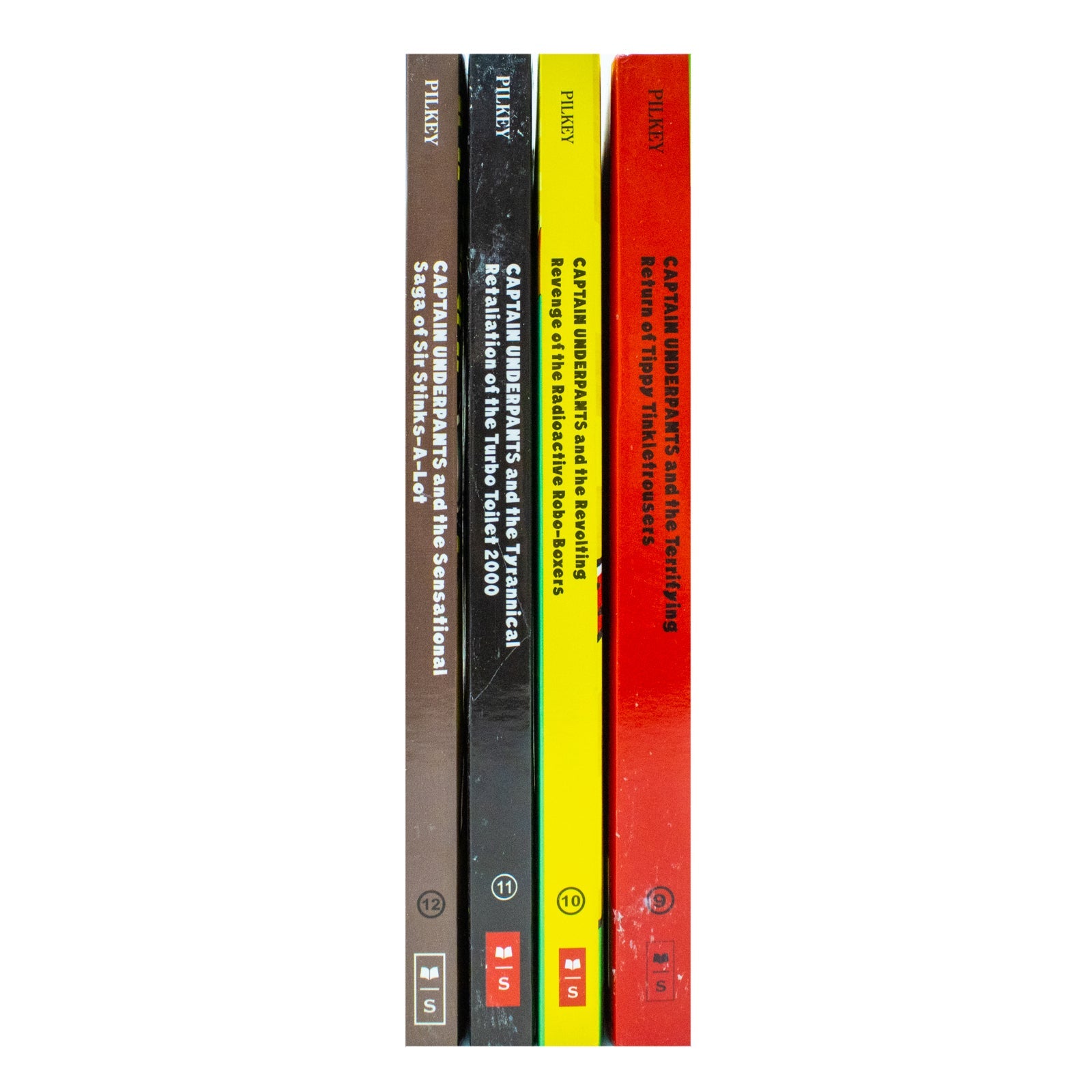 Captain Underpant 4 Book Set ( 9-12 )