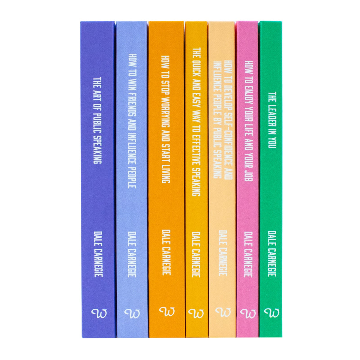 The best collection of Dale Carnegie 7 book set in hardback for personal development and success at age 12 and up