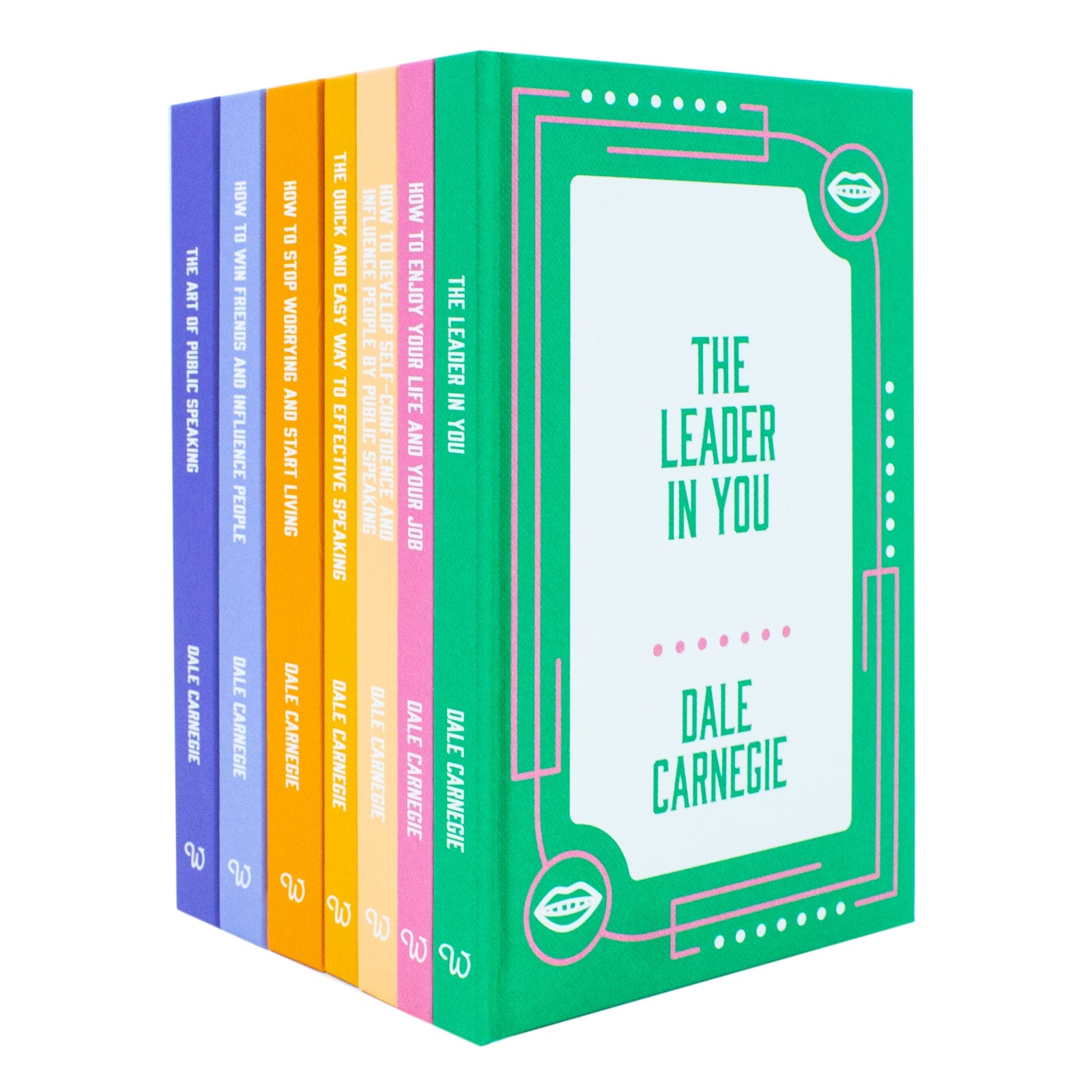 The best collection of Dale Carnegie 7 book set in hardback for personal development and success at age 12 and up