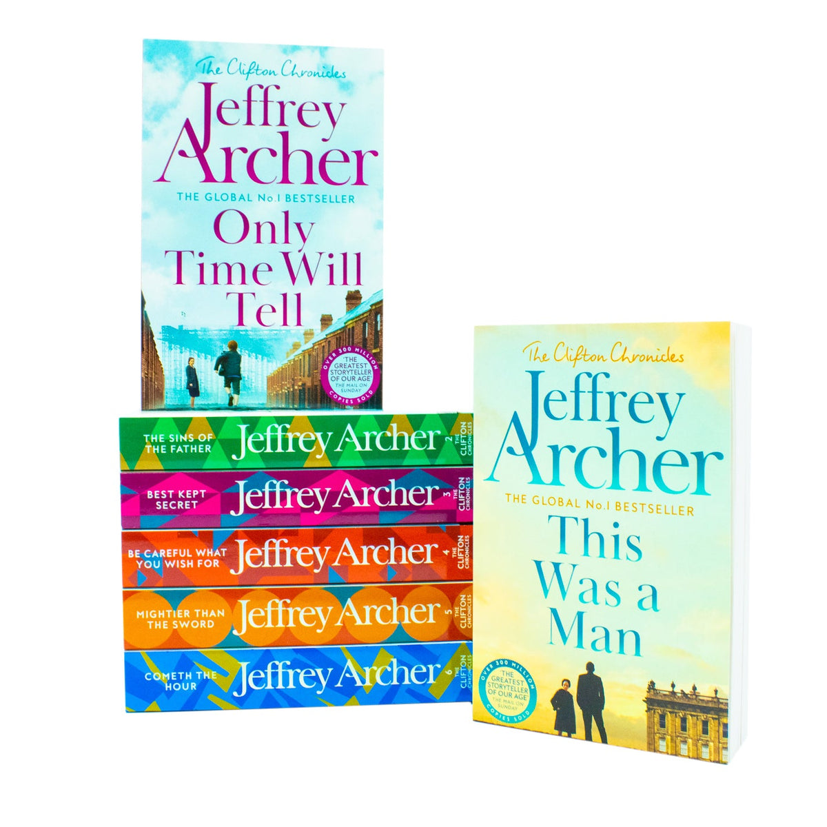 Jeffrey Archer Clifton Chronicles Series 7 Books Collection Set Cometh the Hour