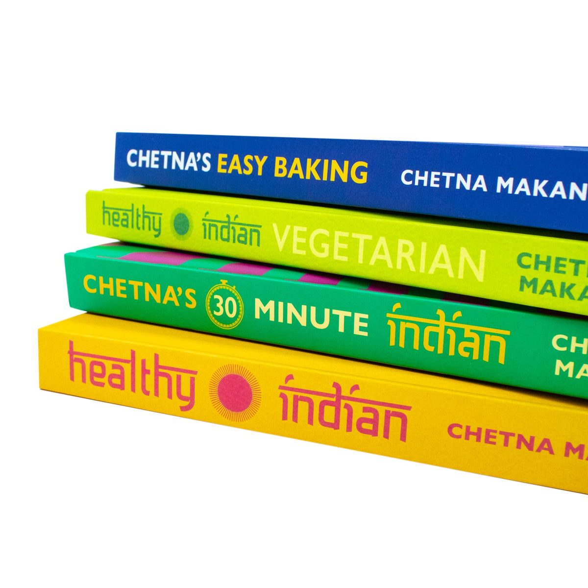Chetna Makan 4 Books Collection Set (Chetna's Easy Baking, 30-minute Indian, Healthy Indian & Vegetarian)