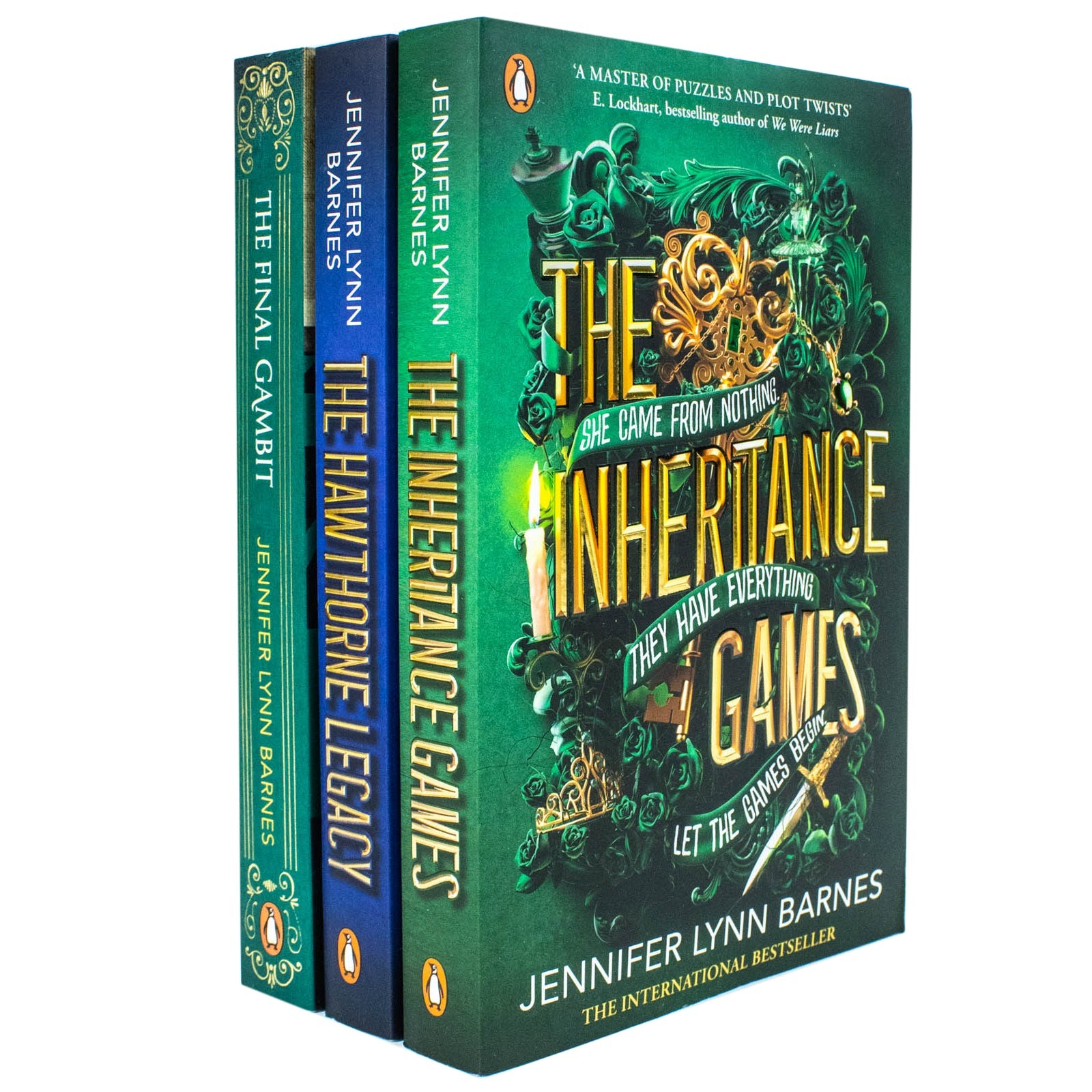 The Inheritance Games Series 3-Book Collection Set by Jennifer Lynn Barnes – Thrilling YA Mystery Adventure with Puzzles & Twists|Perfect for ages 12+