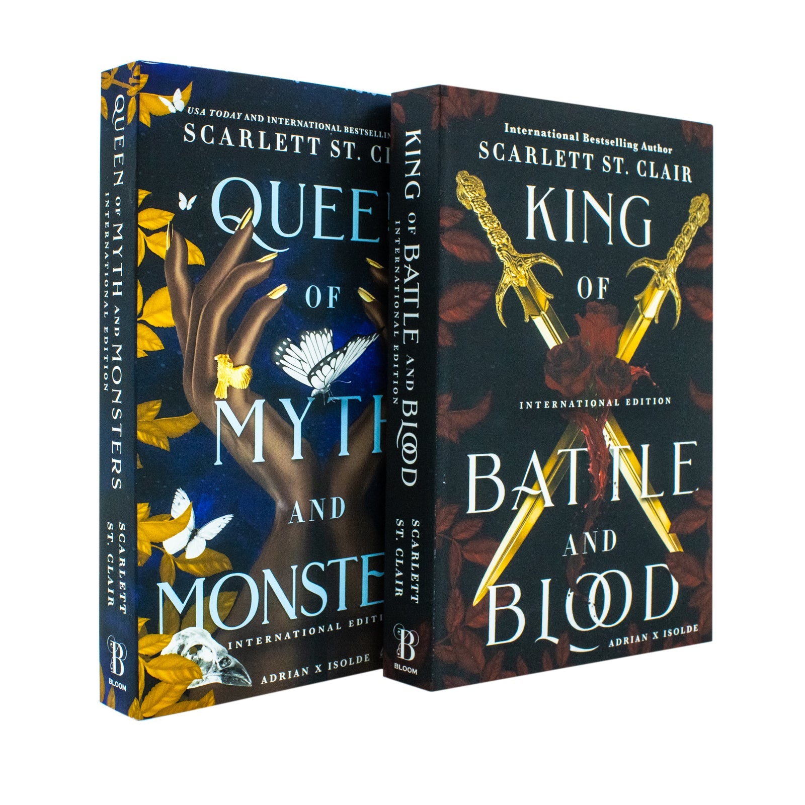 Adrian X Isolde 2 Book Set by Scarlett St. Clair – King of Battle and Blood, Queen of Myth and Monsters | Fantasy, Romance, YA, Fiction Series
