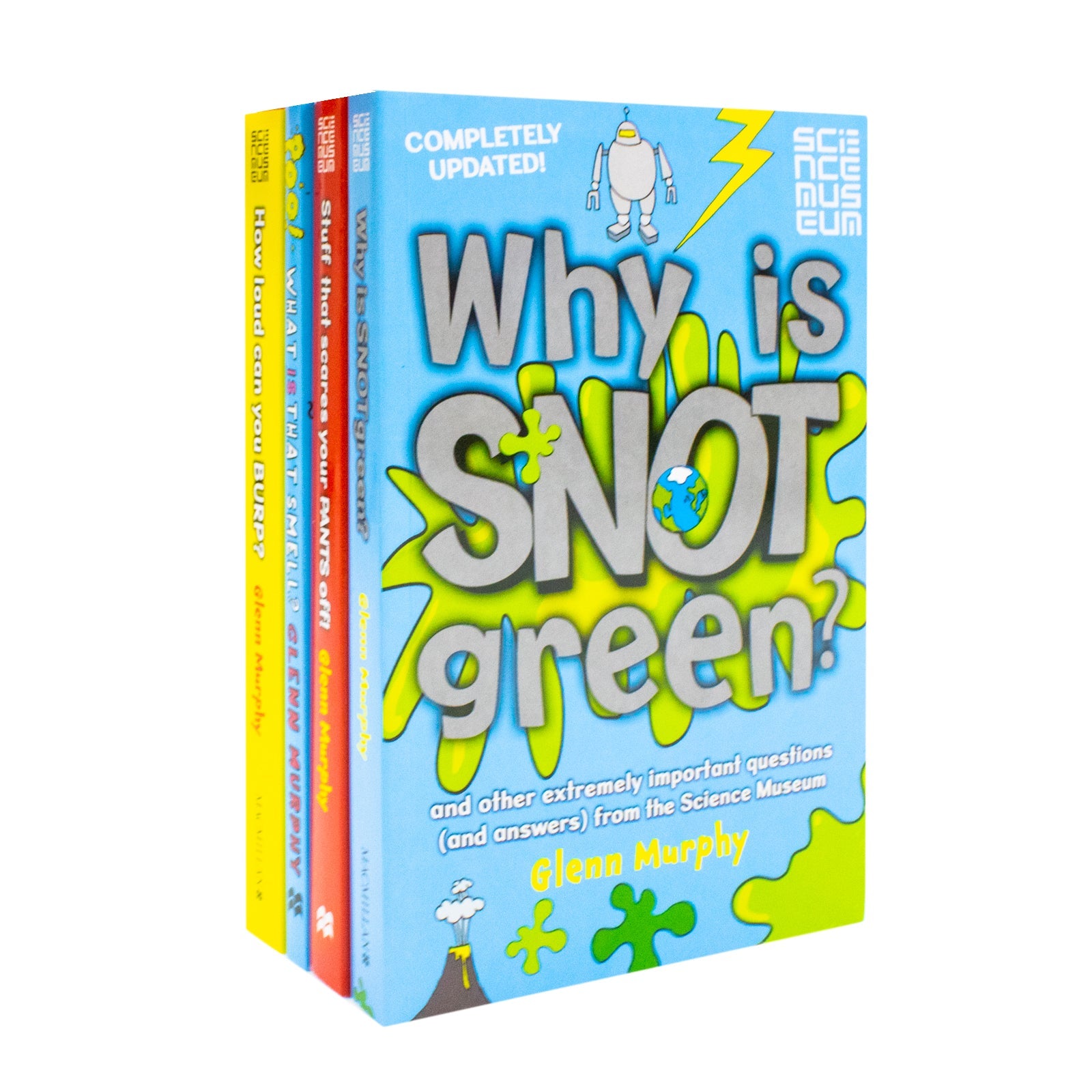 Glenn Murphy Collection 4 Books Set (Why is Snot Green?, Stuff That Scares Your Pants Off!, How Loud Can You Burp?, Poo! What IS That Smell?) Paperback