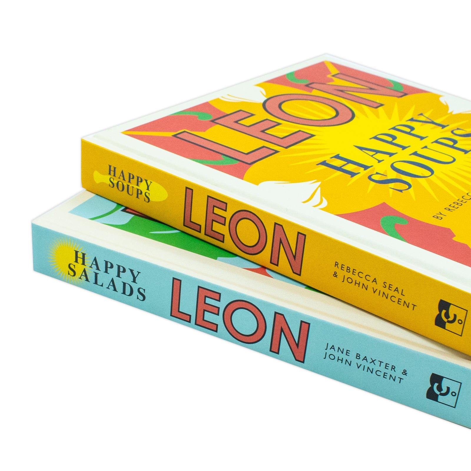 happy leons 2 books collection set - leon happy soups, leon happy salads