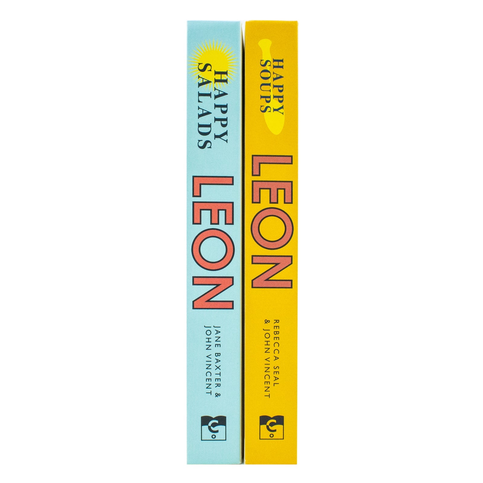 happy leons 2 books collection set - leon happy soups, leon happy salads