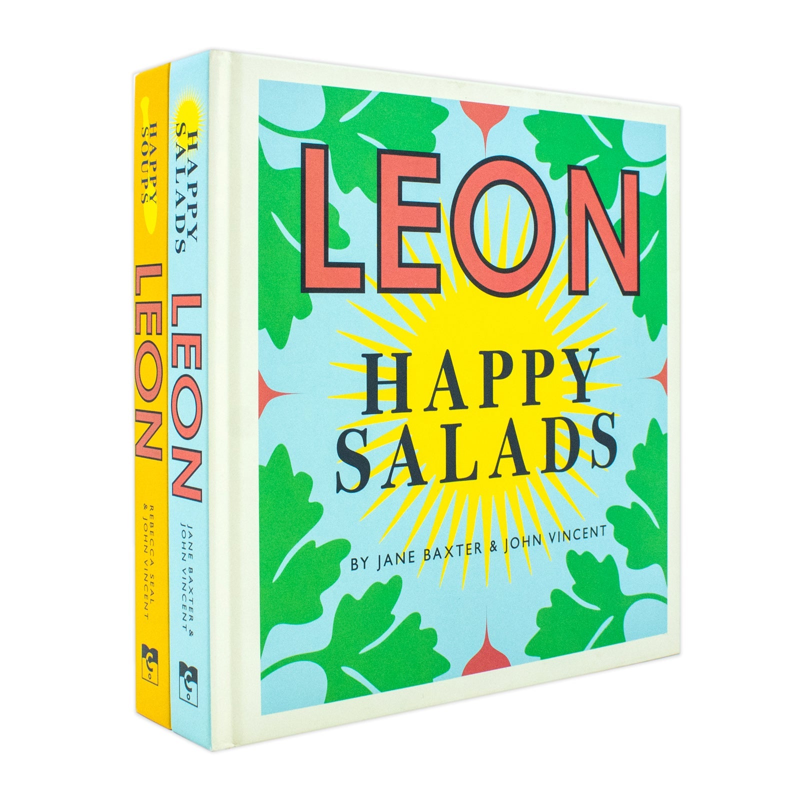 happy leons 2 books collection set - leon happy soups, leon happy salads
