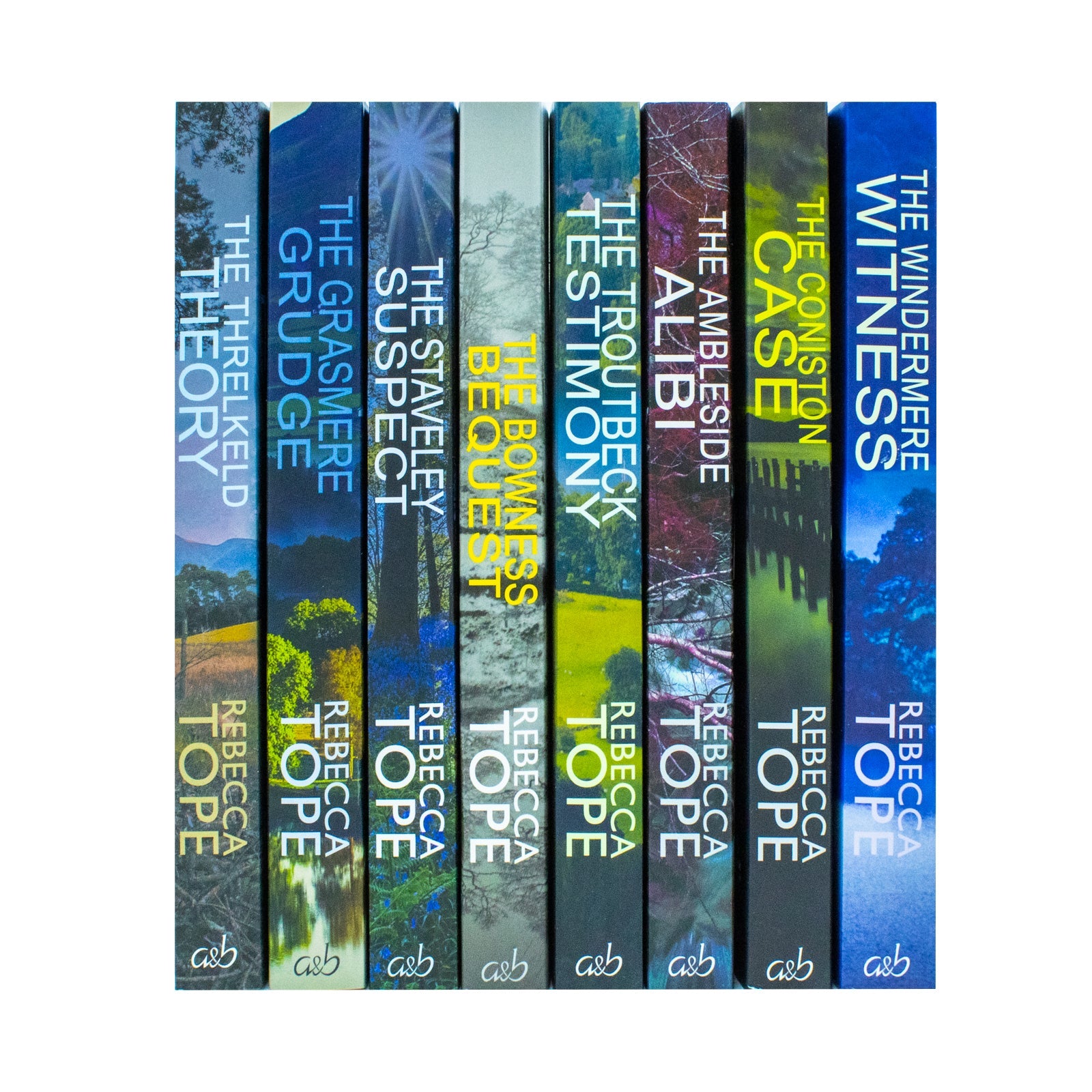 Lake District Mysteries Series Collection 8 Books Set By Rebecca Tope