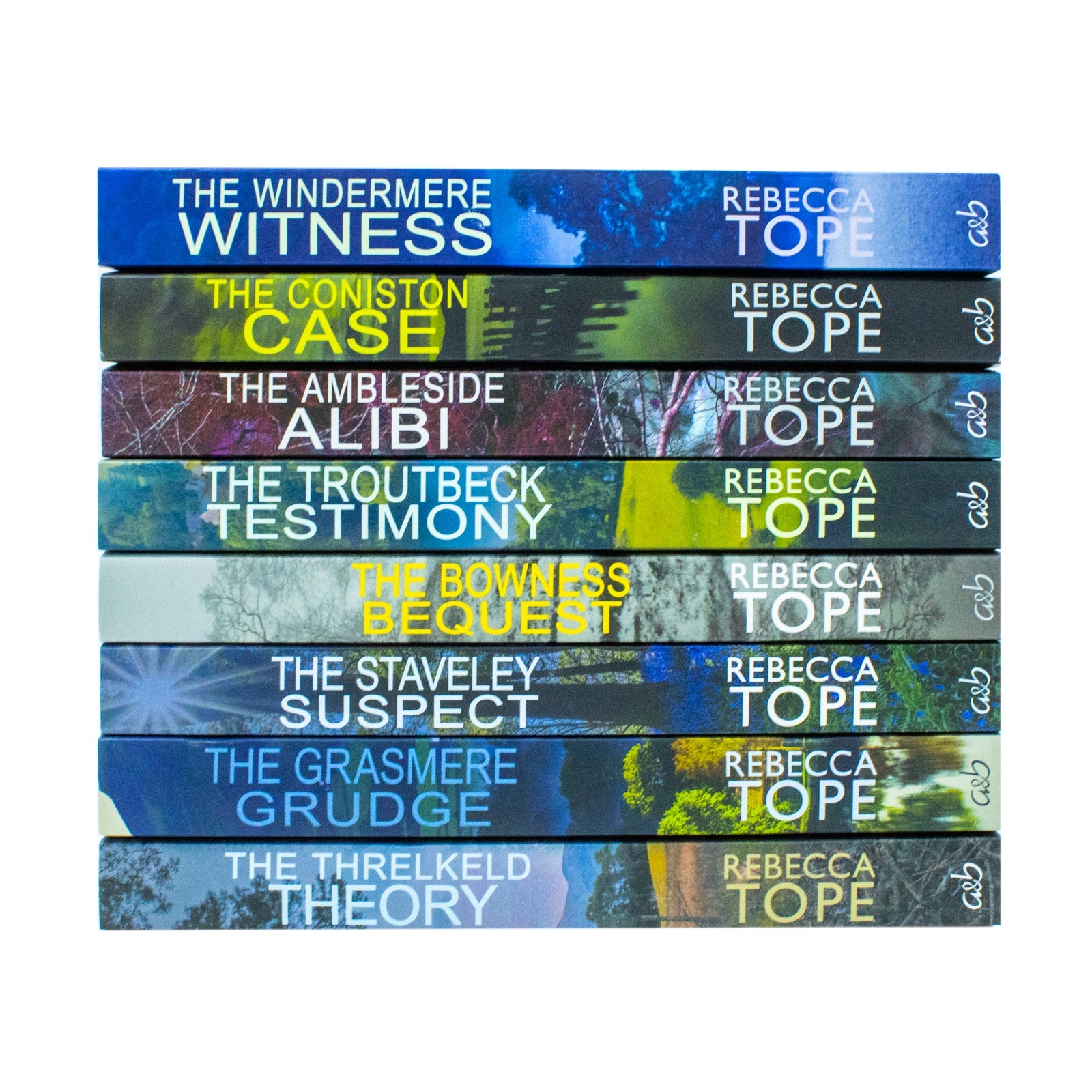 Lake District Mysteries Series Collection 8 Books Set By Rebecca Tope