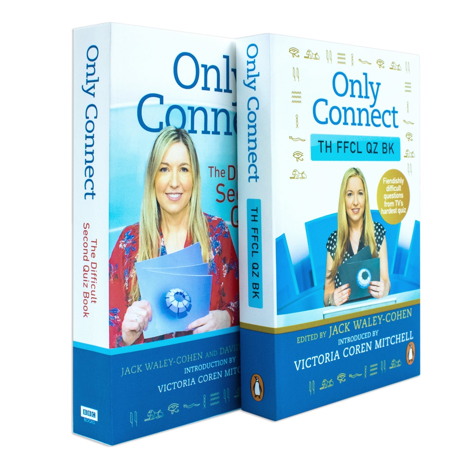 Only Connect 2-Book Collection Set by Jack Waley-Cohen | The Official Quiz Book & The Difficult Second Quiz Book | Fun Trivia, Puzzles & Family Games