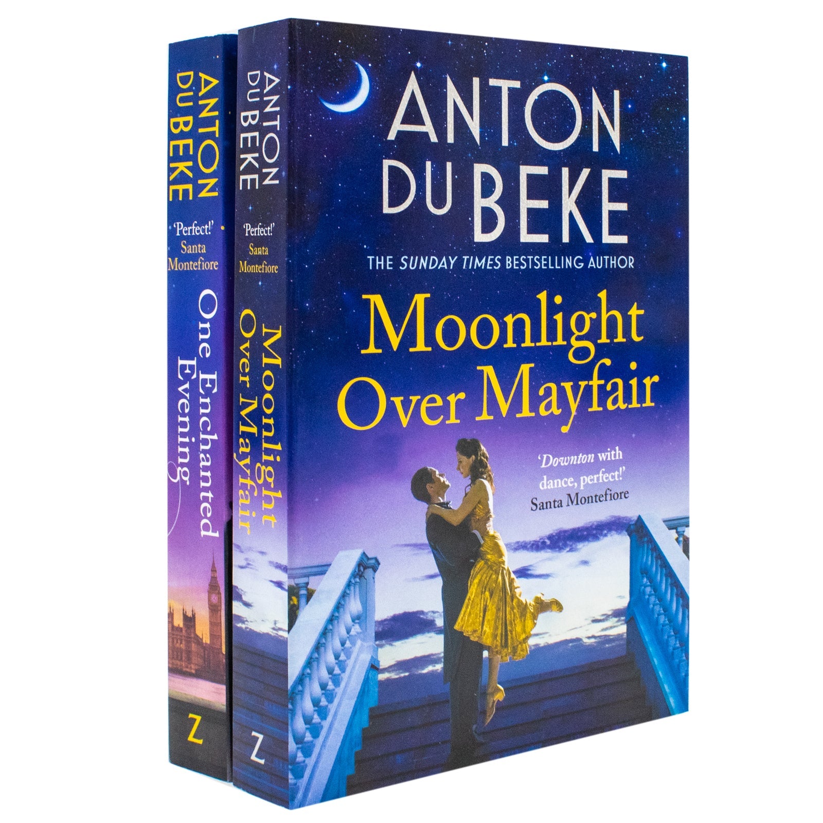 Anton Du Beke 2 Book Set | Romance Fiction Collection | Enchanted Evening & Moonlight Over Mayfair | Love Stories, Literature, Bestseller