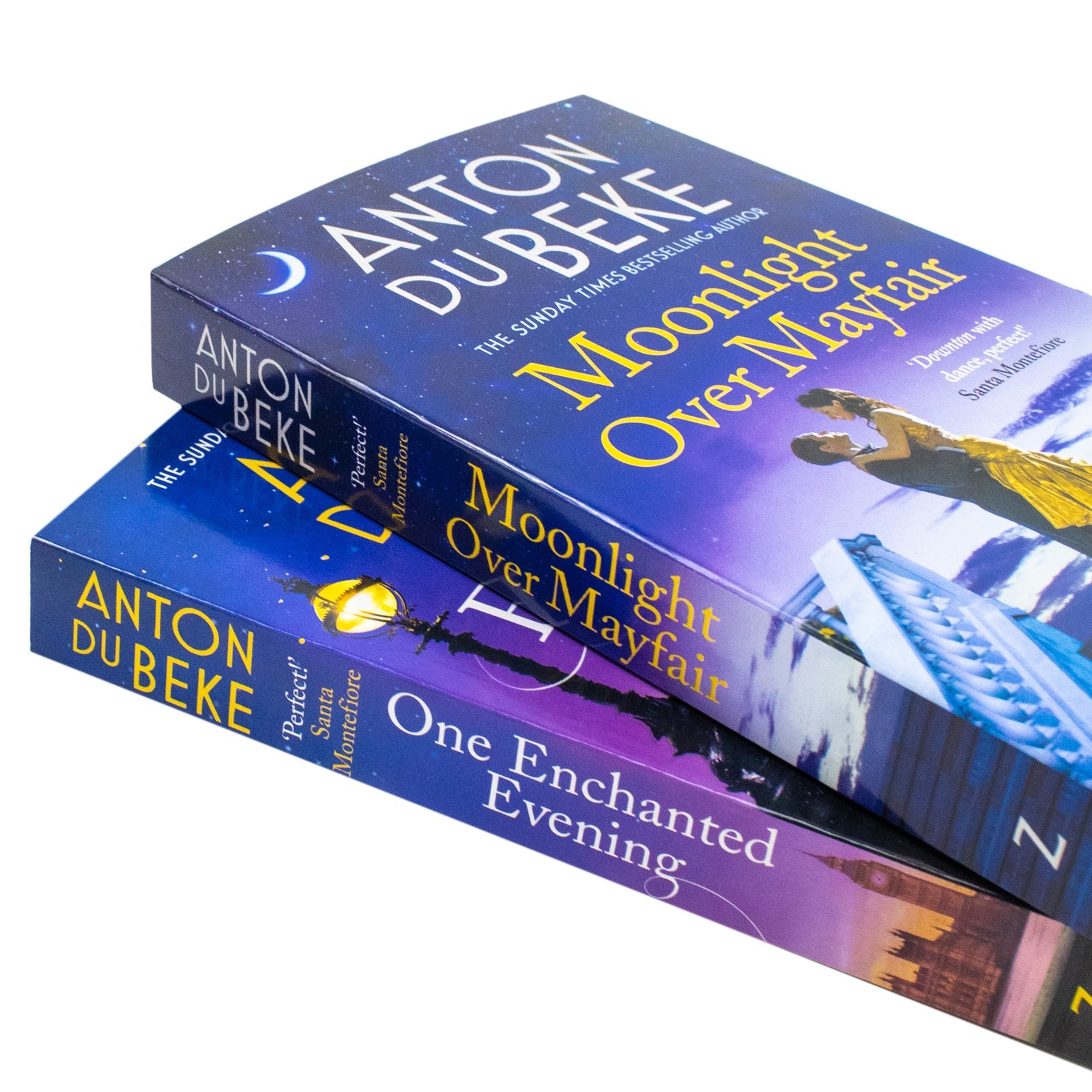 Anton Du Beke 2 Book Set | Romance Fiction Collection | Enchanted Evening & Moonlight Over Mayfair | Love Stories, Literature, Bestseller