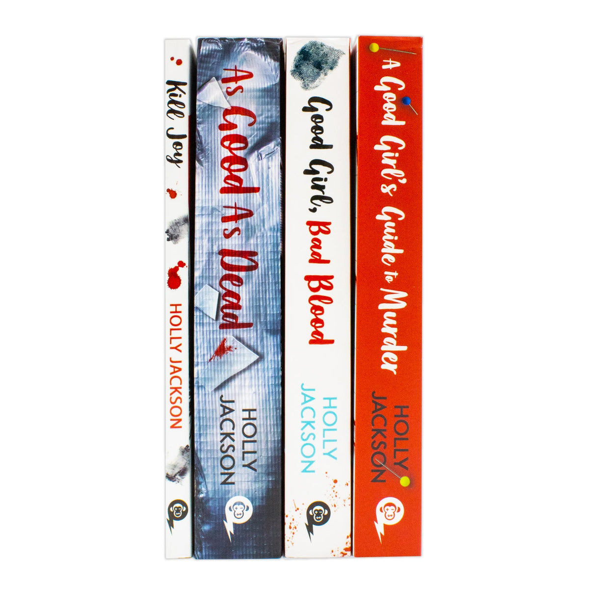 Holly Jackson 4 Book Collection, A Good Girls Guide to Murder, Good Girl Bad Blood, Kill Joy, YA Thriller Series, Teen Reads, Must Read Fiction