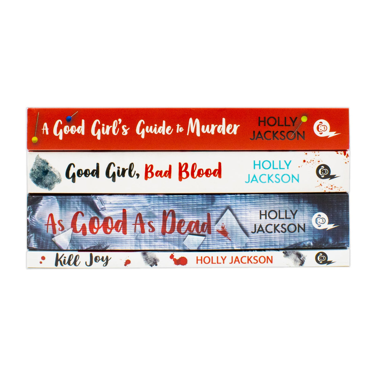 Holly Jackson 4 Book Collection, A Good Girls Guide to Murder, Good Girl Bad Blood, Kill Joy, YA Thriller Series, Teen Reads, Must Read Fiction