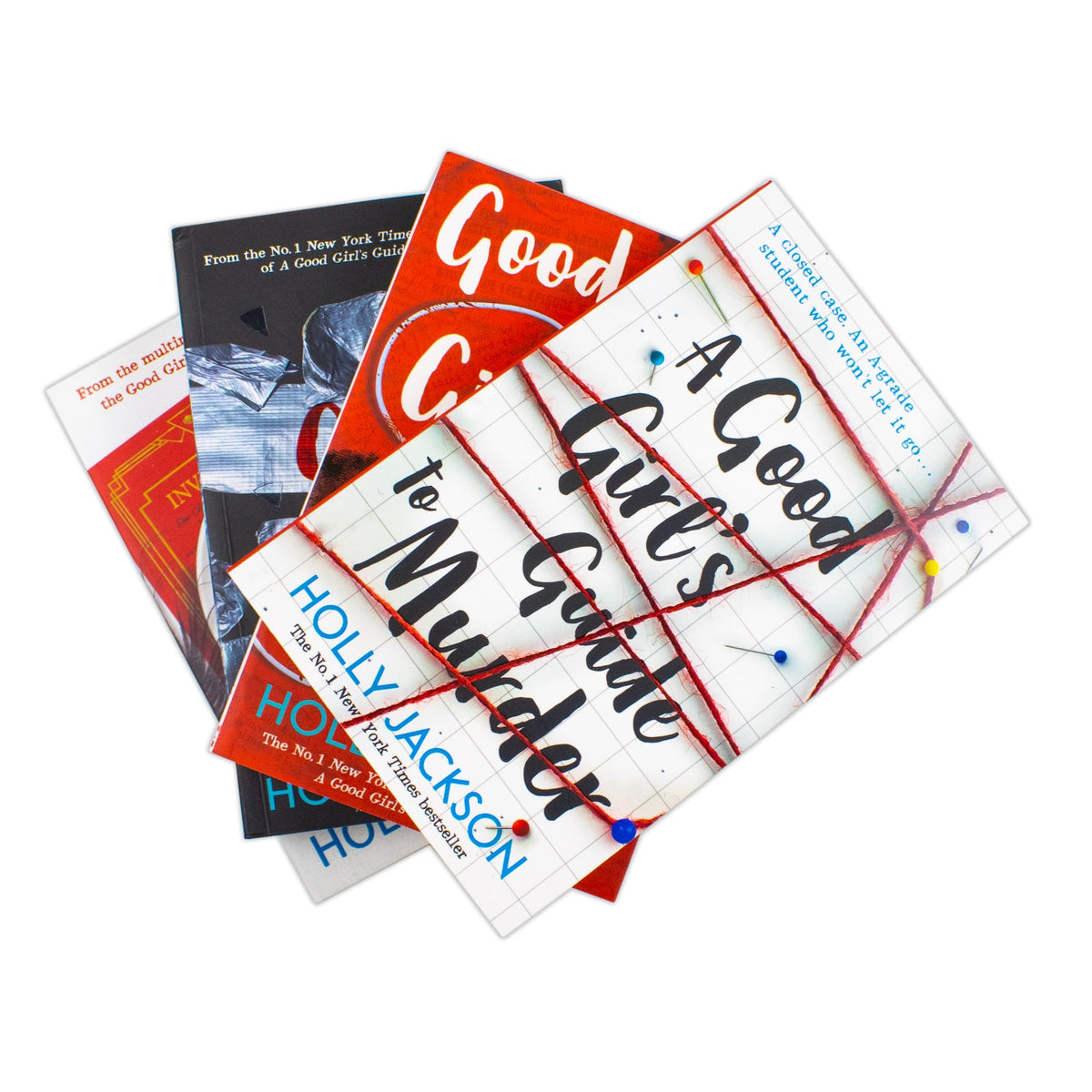Holly Jackson 4 Book Collection, A Good Girls Guide to Murder, Good Girl Bad Blood, Kill Joy, YA Thriller Series, Teen Reads, Must Read Fiction